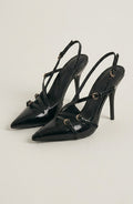 Patent Strap Heels