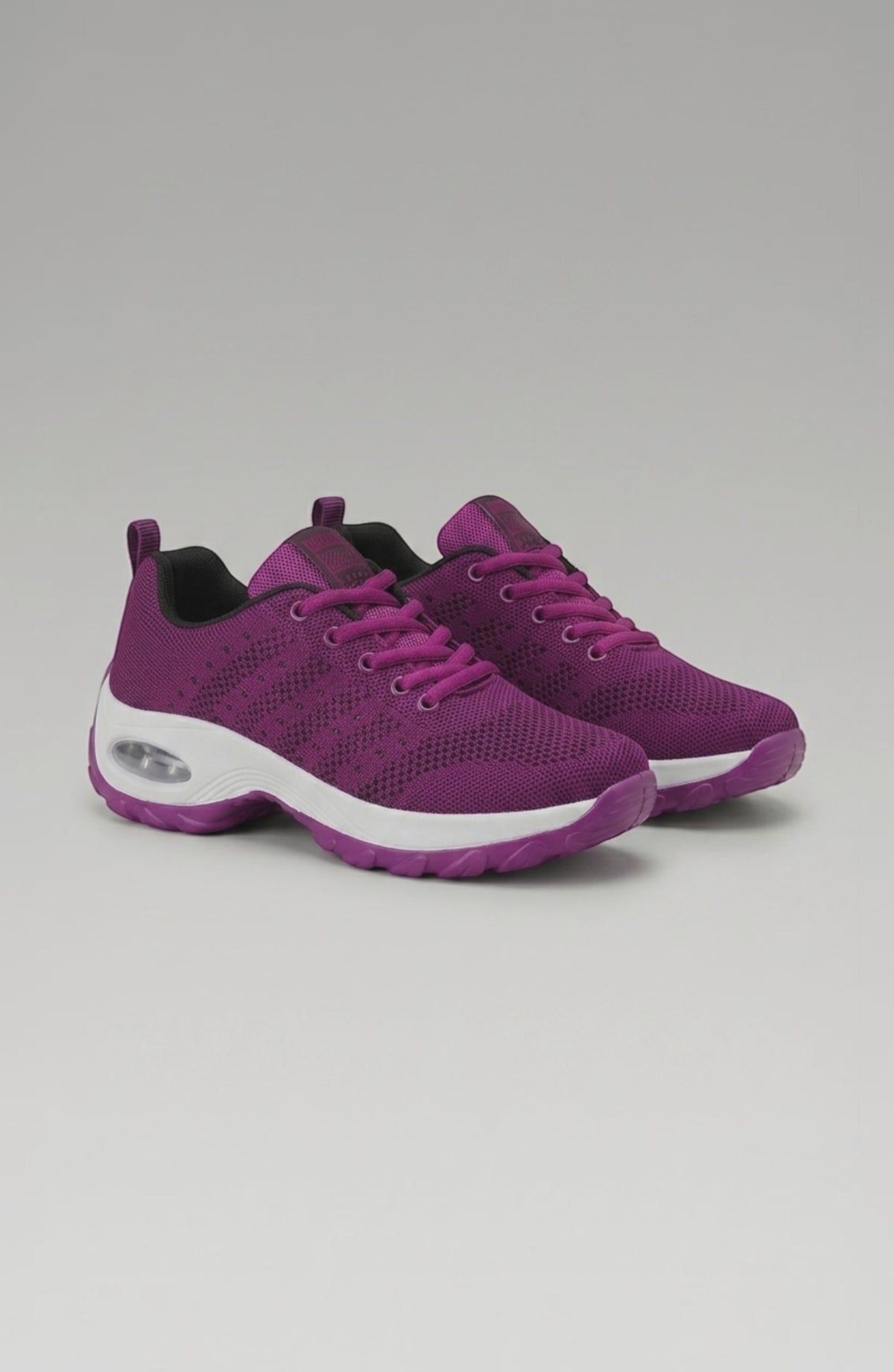 LORVENE Ice Walk Sneakers in black with icy grip soles, designed for winter traction and outdoor activities