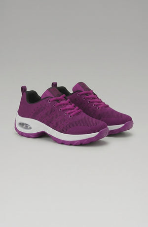 LORVENE Ice Walk Sneakers in black with icy grip soles, designed for winter traction and outdoor activities