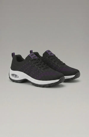 LORVENE Ice Walk Sneakers in white with textured soles and supportive design, ideal for winter outdoor activities.