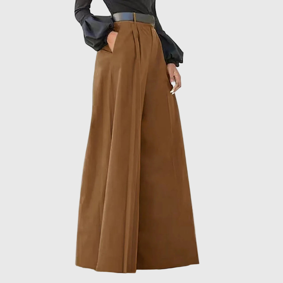 LORVENES High Waist Stretch Work Pants - LORVENES