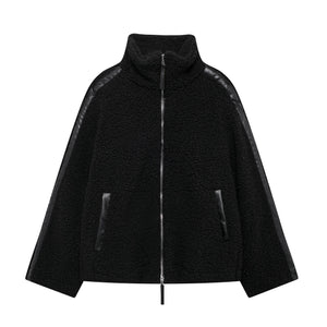 LORVENES Turtleneck Coat