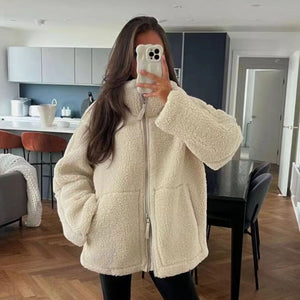 LORVENES Turtleneck Coat