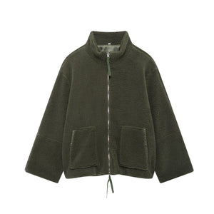 LORVENES Turtleneck Coat