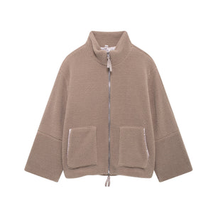 LORVENES Turtleneck Coat