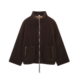 LORVENES Turtleneck Coat