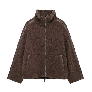 LORVENES Turtleneck Coat