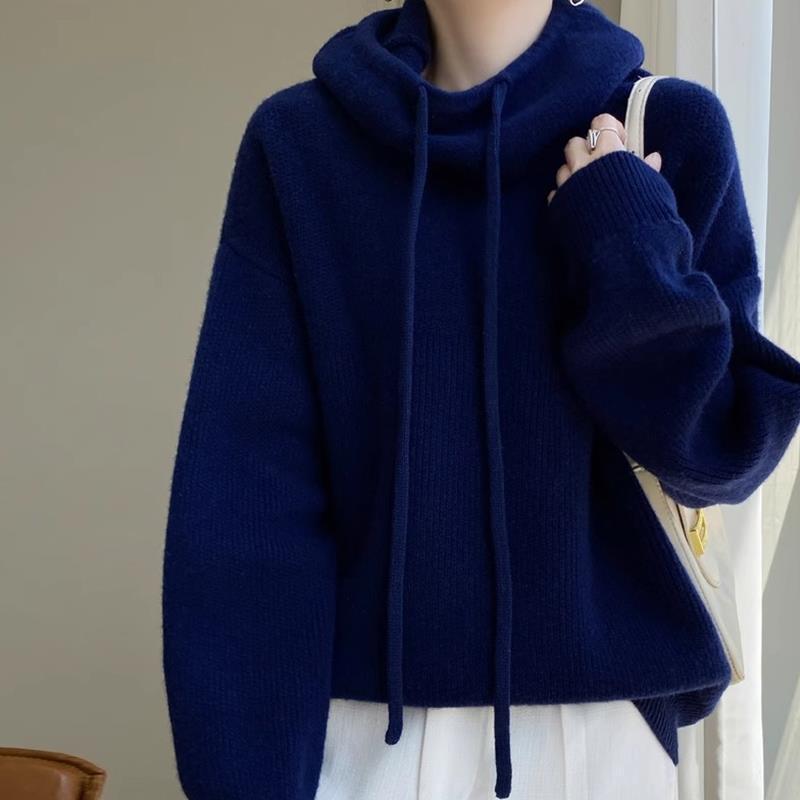 Cozy Knit Hooded Sweater
