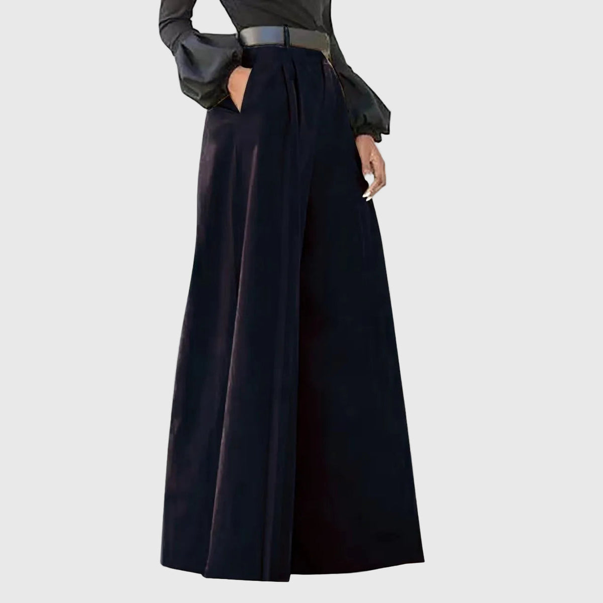 LORVENES High Waist Stretch Work Pants - LORVENES