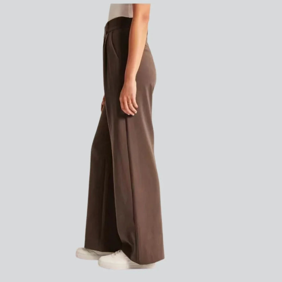 LORVENE Everyday Ease Pants in neutral fabric, featuring a relaxed fit and comfortable waistband, suitable for casual wear