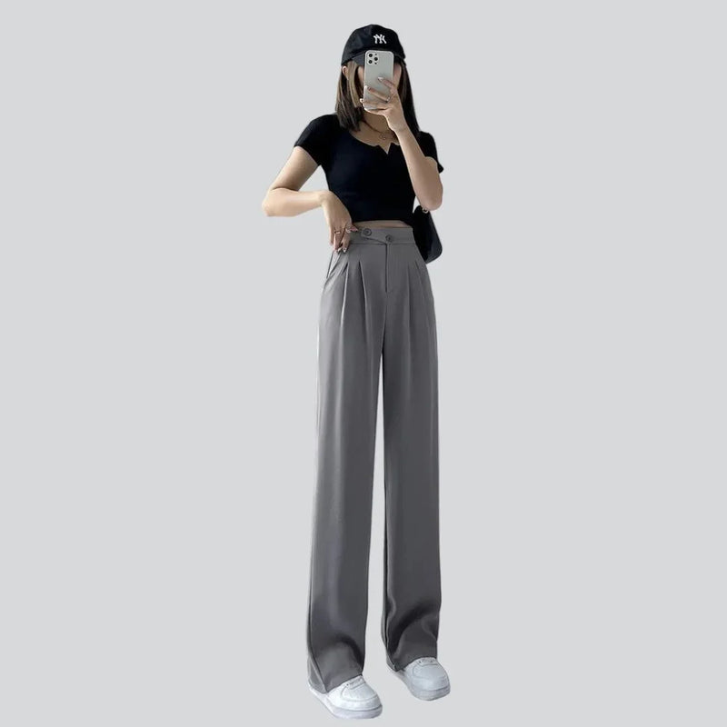LORVENE Edge Flow Pants with sleek design, featuring lightweight fabric and modern fit, shown in a stylish pose.